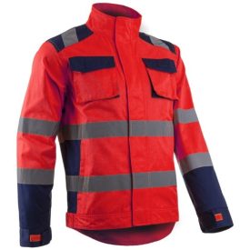 Hibana Kabát Hi-Viz Piros És Sötétkék Színben (M)