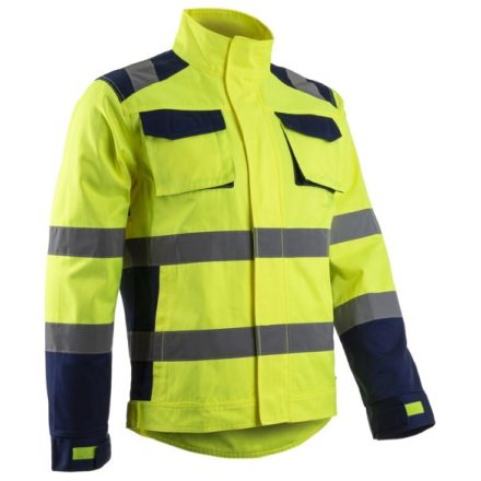 Hibana Kabát Hi-Viz Sárga És Sötétkék Színben (4Xl)