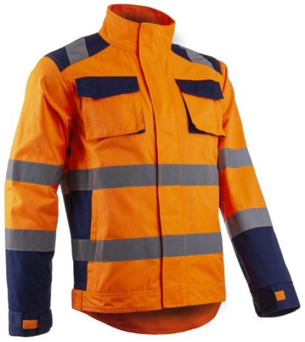 Hibana Kabát Hi-Viz Narancs És Sötétkék Színben (4Xl)