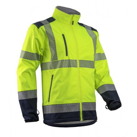 Kazan Kombinálható Hi-Viz Sárga Softshell Felső (S)