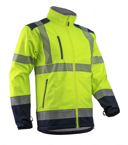 Kazan Kombinálható Hi-Viz Sárga Softshell Felső (L)