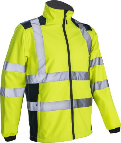 Kanpa Hi-Viz Sárga Softshell Dzseki (3Xl)