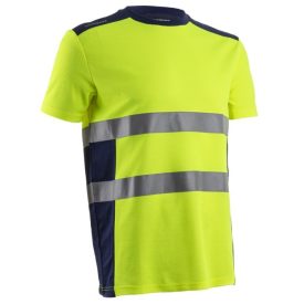   Nekki Rövid Ujjó Póló Hi-Viz Sárga És Sötétkék Színben (S)