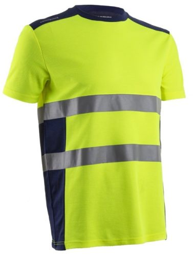 Nekki Rövid Ujjó Póló Hi-Viz Sárga És Sötétkék Színben (S)