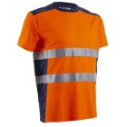 Nekki Rövid Ujjó Póló Hi-Viz Narancs És Sötétkék Színben (S)