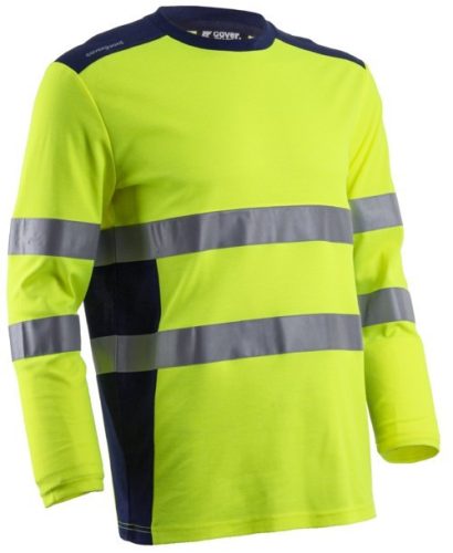 Rikka Hosszúujjú Póló Hi-Viz Sárga És Kék Színben (3Xl)