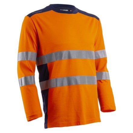 Rikka Hosszúujjú Póló Hi-Viz Narancs És Kék Színben (Xl)