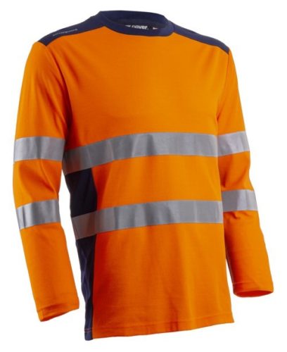 Rikka Hosszúujjú Póló Hi-Viz Narancs És Kék Színben (Xl)