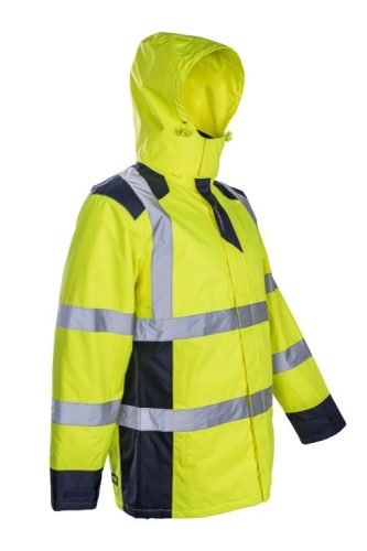 Sokobie Hi-Viz Sárga Sorona Béléses Télikabát (2Xl)