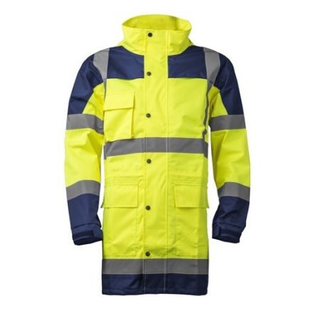 Hydra Hi-Viz Pe Esőöltöny Sárga/Kék (L)