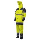 Hydra Hi-Viz Pe Esőöltöny Sárga/Kék (L)