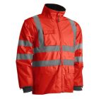 Kanata 4/1 Hi-Viz Piros/Szürke Pe Kabát (4Xl)