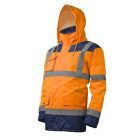 Kanata 4/1 Hi-Viz Narancs/Kék Pe Kabát (3Xl)