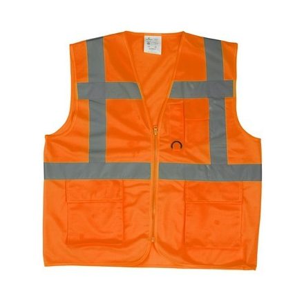 Yard Többzsebes Fluo Mellény, Narancs (Xl)