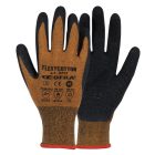 Cofra  - Flexycotton Tucat/Pár (Rozsda/Fekete) Latex Mártott Kesztyű 8
