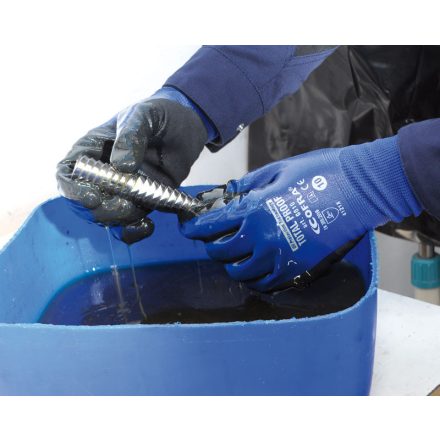 Cofra - Total Proof Tucat/Pár (Kék/Fekete) Nitril Mártott Kesztyű 