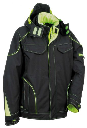 Tecka (05 Fekete/Lime) Softshell Dzseki 62