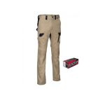 Jember Box (00 Khaki/Fekete) Stretch Derekas Nadrág 44