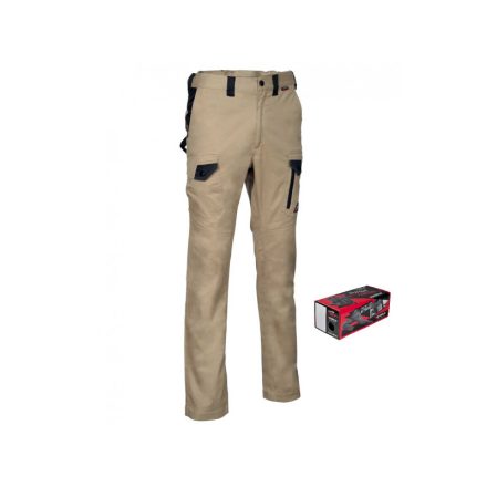 Jember Box (00 Khaki/Fekete) Stretch Derekas Nadrág 44