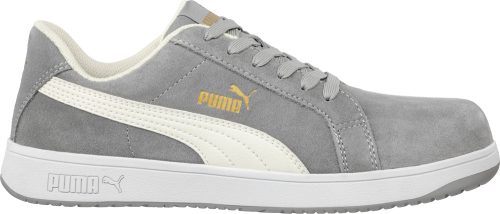 Puma Iconic Suede Grey Low S1PL ESD FO HRO SR munkavédelmi cipõ