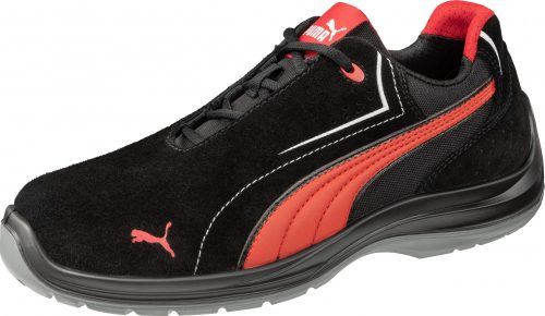 Puma Touring Black Suede Low S3 ESD SRC munkavédelmi cipõ